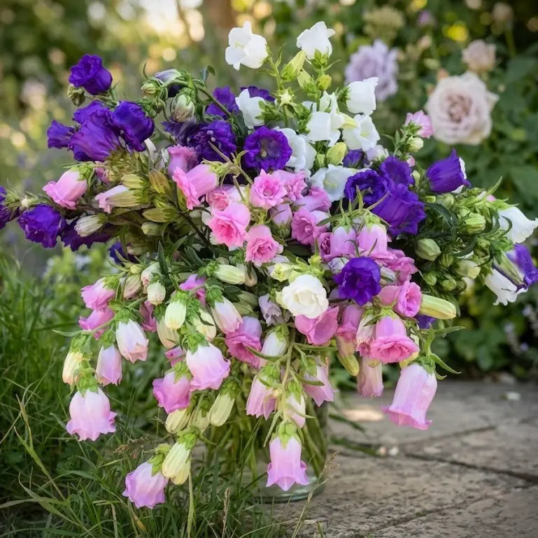 Campanula Double Mixed Canterbury Bells, Bellflower